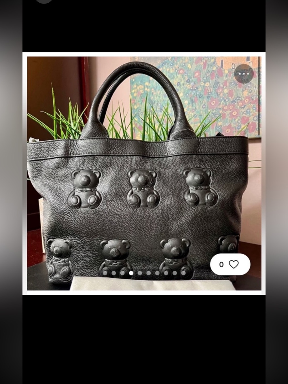 IOPELLE Genuine Leather Teddy Embossed Bag